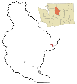 Chelan County Washington Incorporated and Unincorporated areas Chelan Highlighted